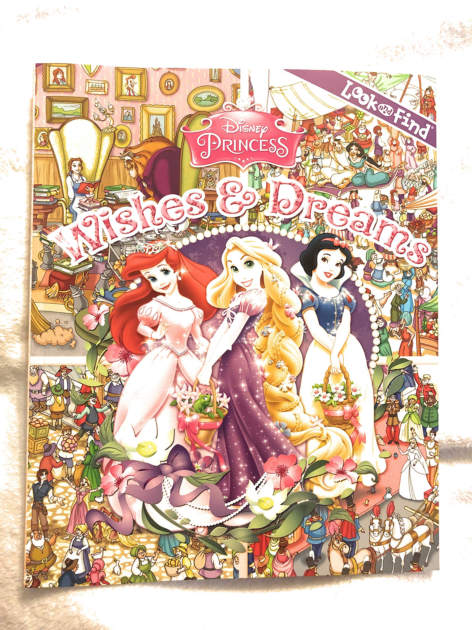 DISNEY PRINCESS wishes and dreams look and find
